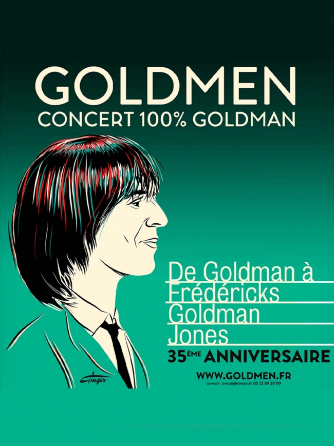 Goldmen : concert 100 % Goldman au Galaxie d'Amnéville