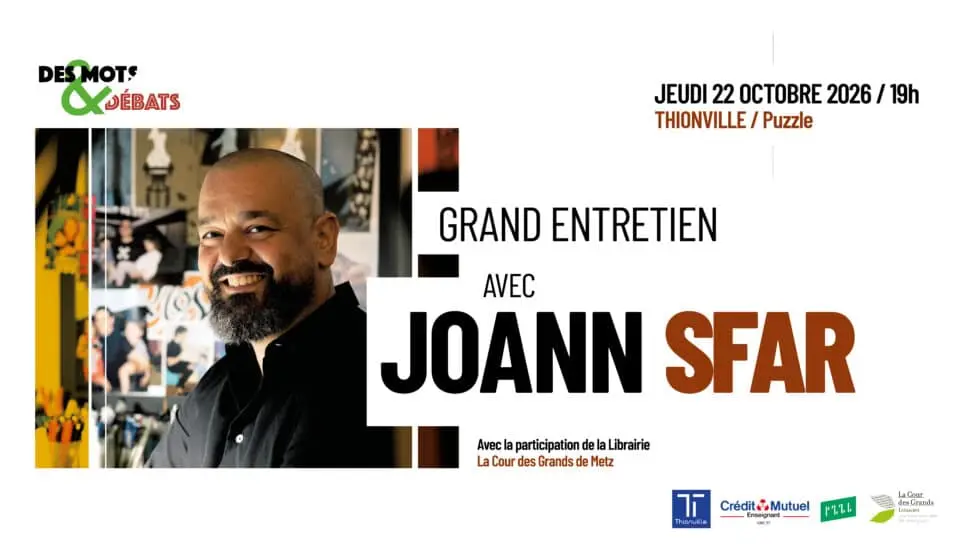 Grand entretien avec Joann Sfar au Puzzle de Thionville