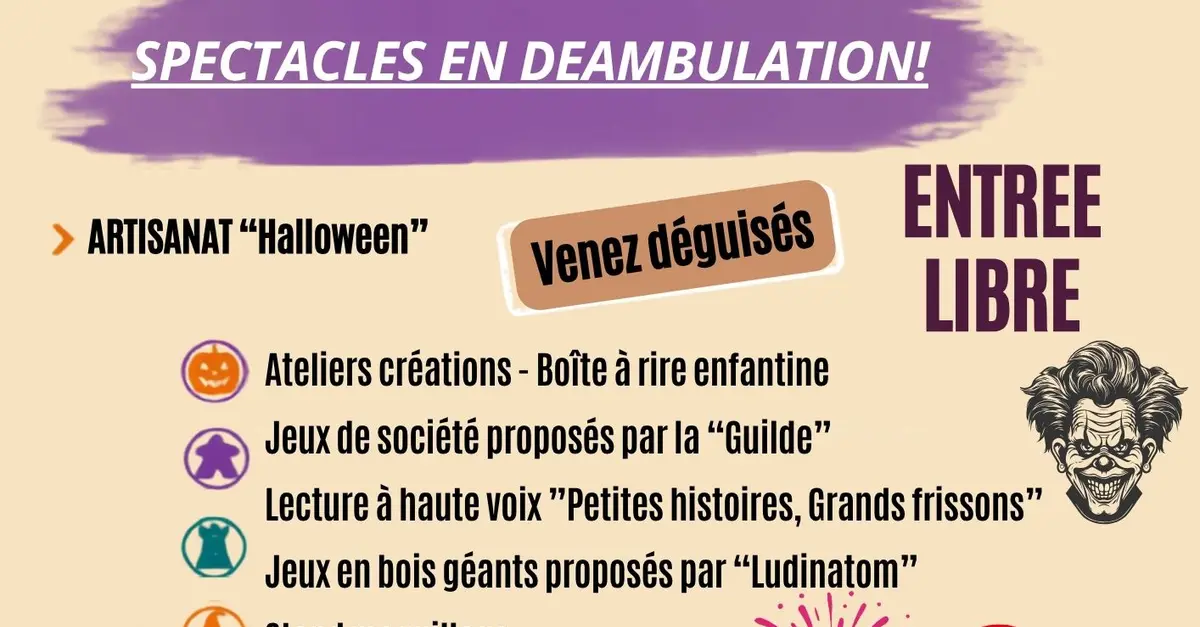 Halloween Party Circus au Jardin des Traces d'Uckange