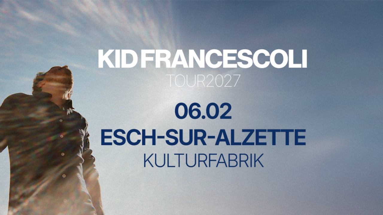 Kid Francescoli en concert à la Kulturfabrik