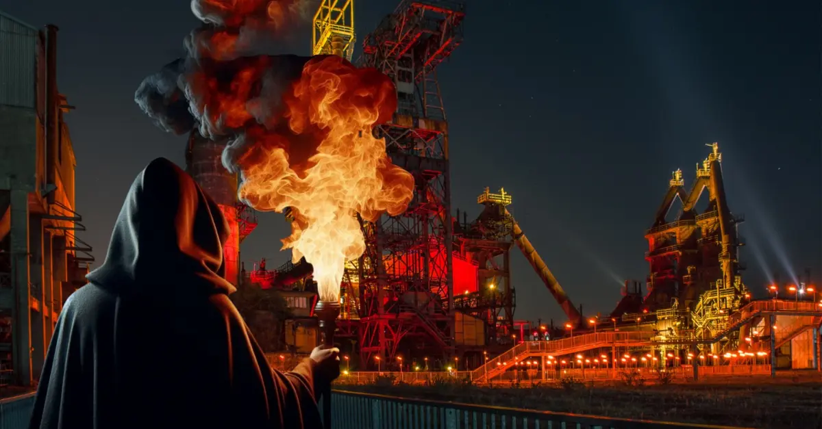 La Nuit du feu : jeu immersif nocturne dans le haut-fourneau U4 d'Uckange
