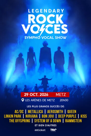 Legendary Rock Voices : les tubes du rock en version symphonique aux Arènes de Metz