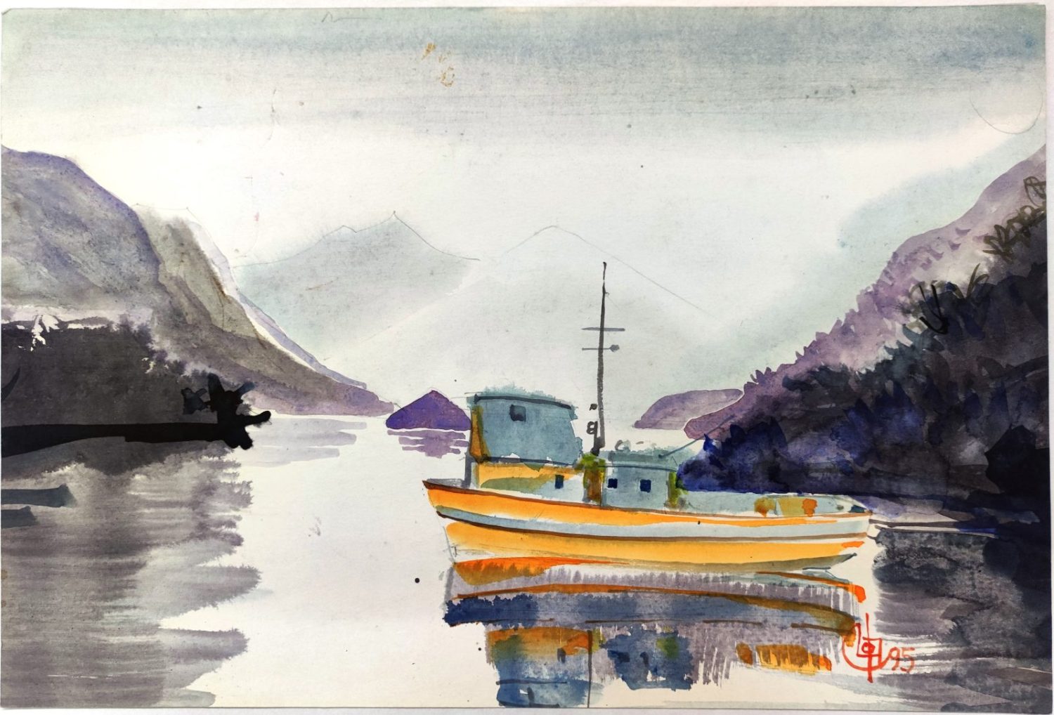 Wil Lofy en Patagonie : aquarelles et sculptures à la Villa Vauban